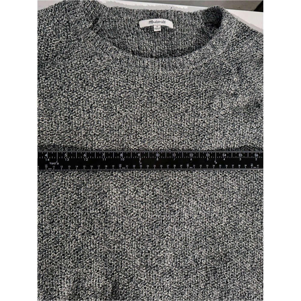 Madewell Gray Marled Crewneck Sweater - Picture 6 of 8